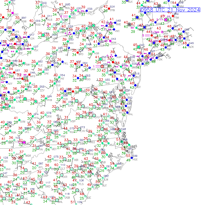 bwi METAR plot