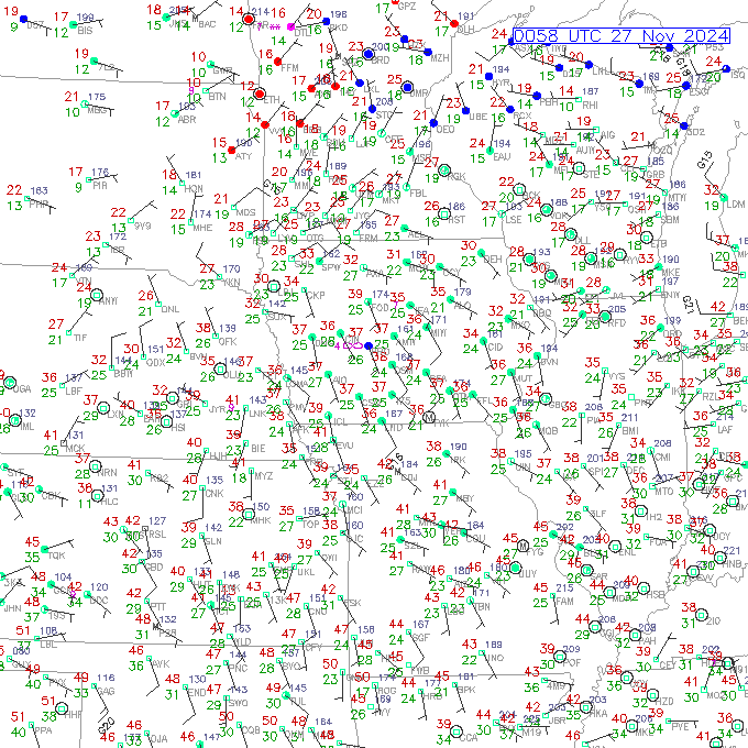 dsm METAR plot