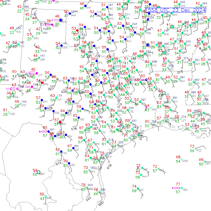 aus METAR plot