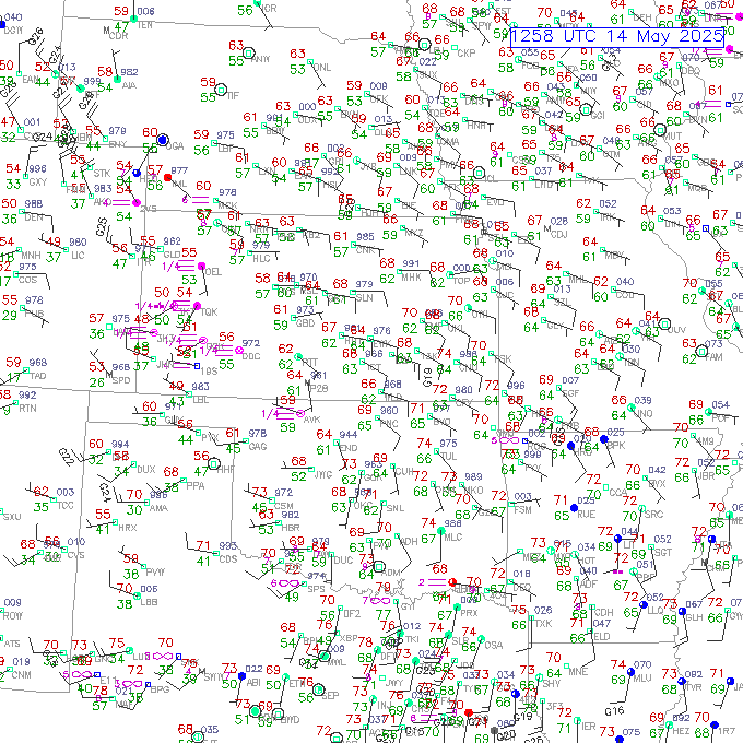 ict METAR plot