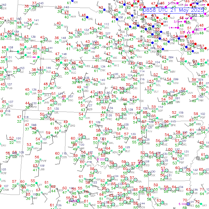 ict METAR plot
