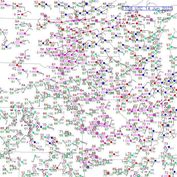 dsm METAR plot
