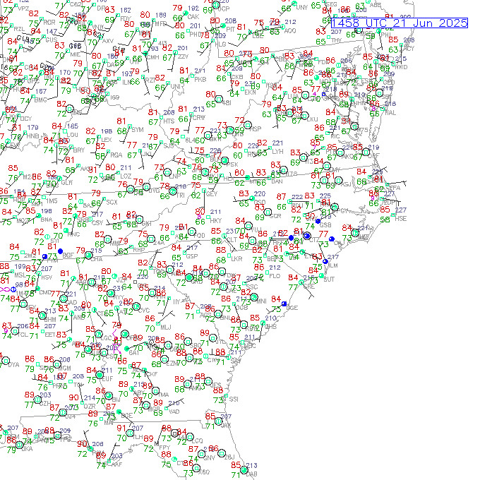 clt METAR plot