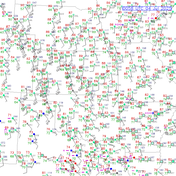 ict METAR plot