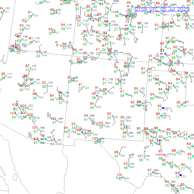 abq METAR plot