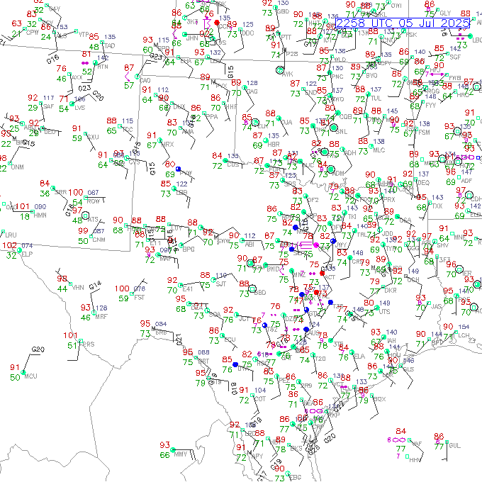 abi METAR plot