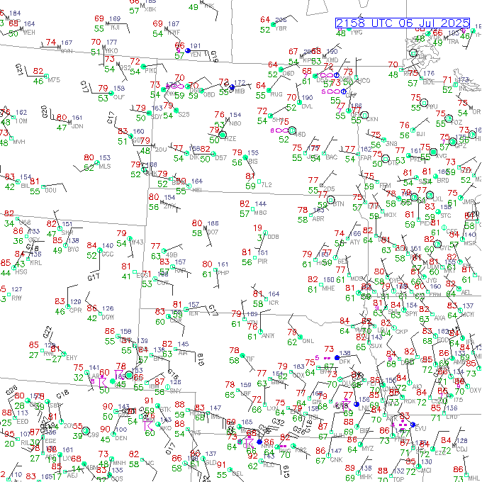 pir METAR plot