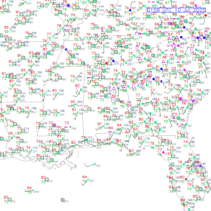 mgm METAR plot