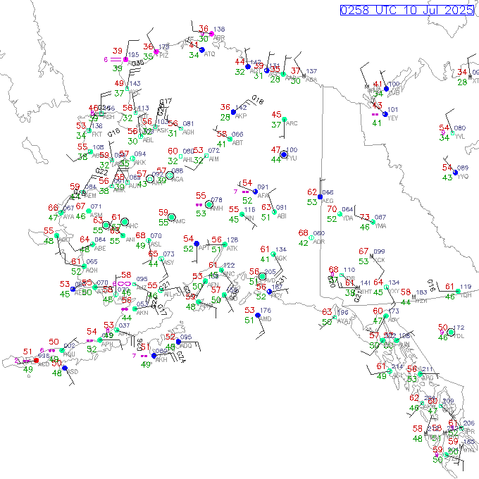 pak METAR plot