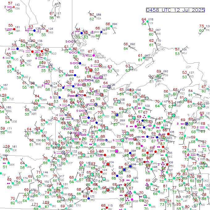dlh METAR plot
