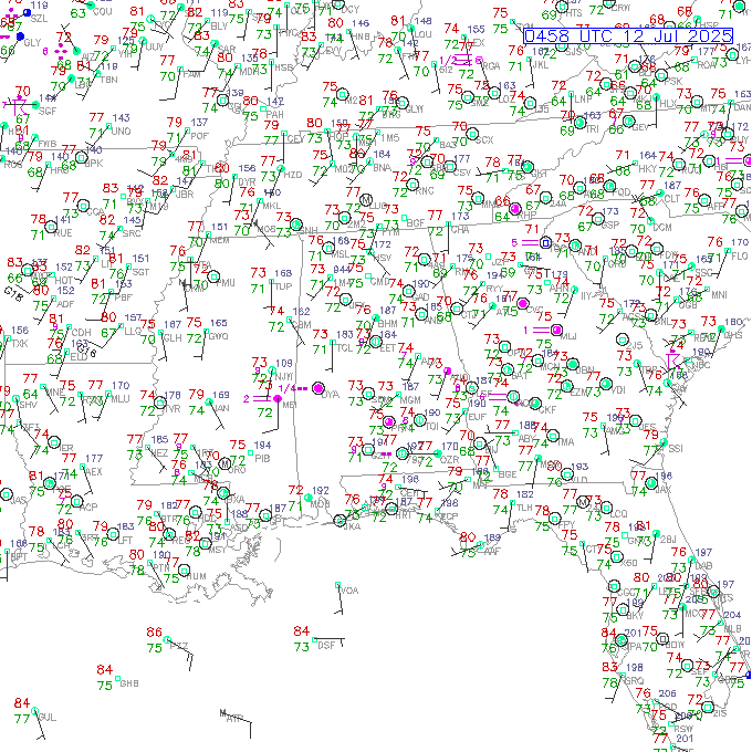 mgm METAR plot