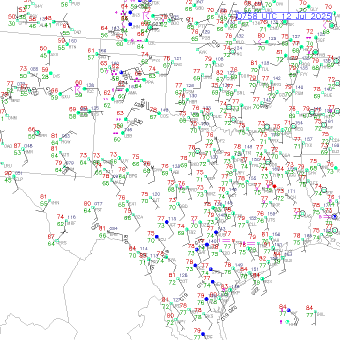 abi METAR plot