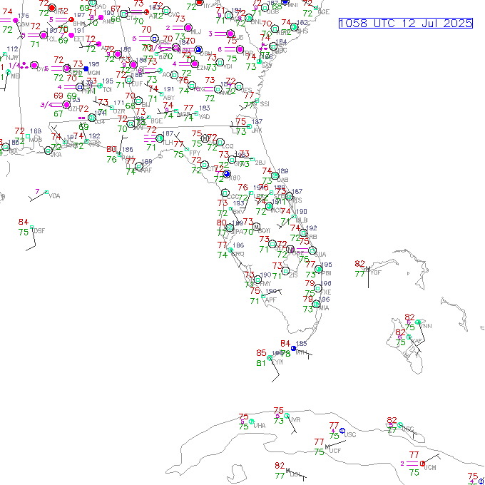 tpa METAR plot