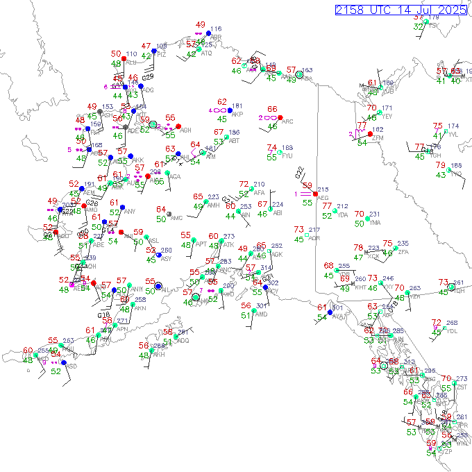 pak METAR plot