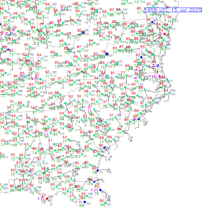 clt METAR plot