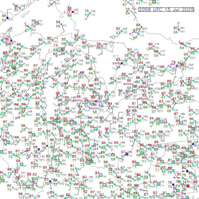 dtw METAR plot