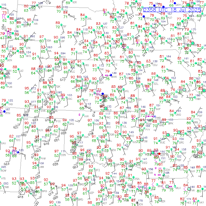 ict METAR plot