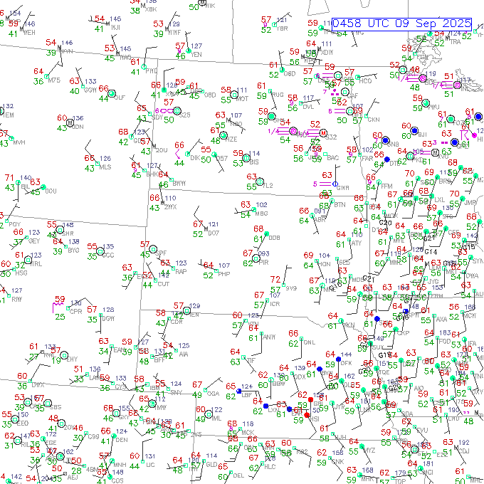 pir METAR plot