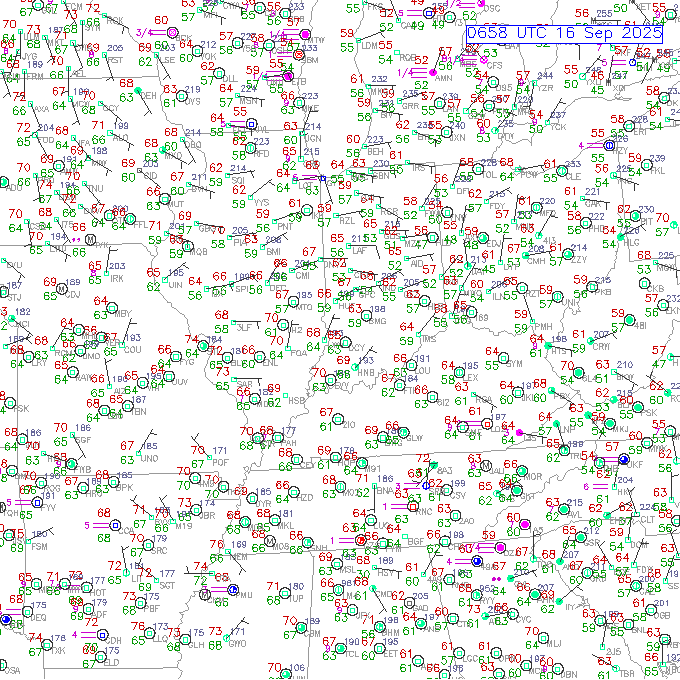 evv METAR plot