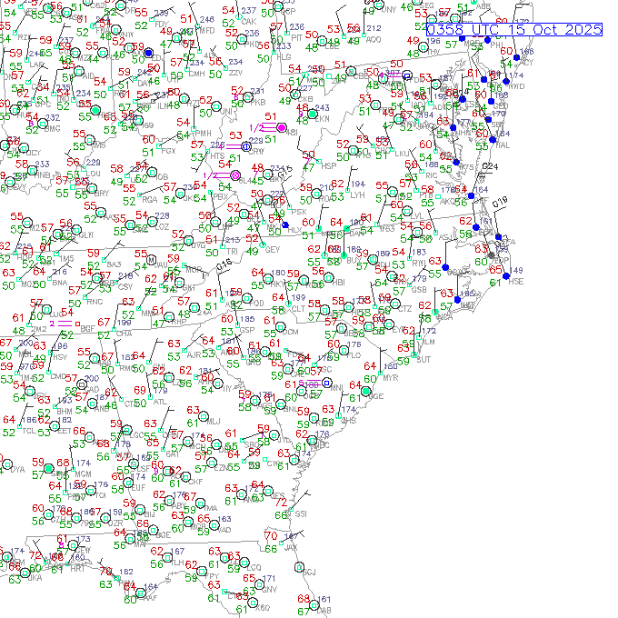 clt METAR plot