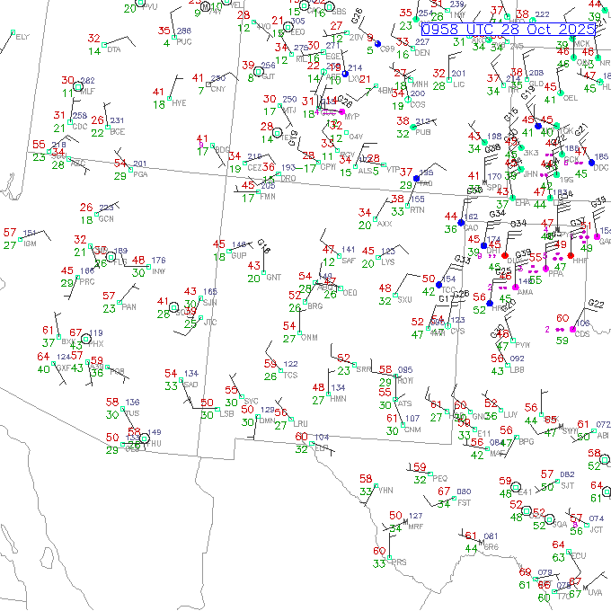 abq METAR plot