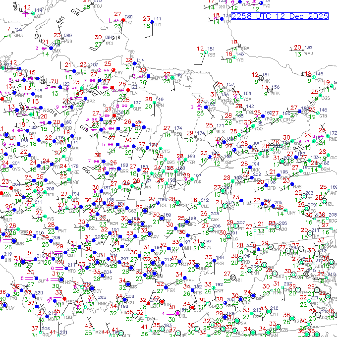 dtw METAR plot