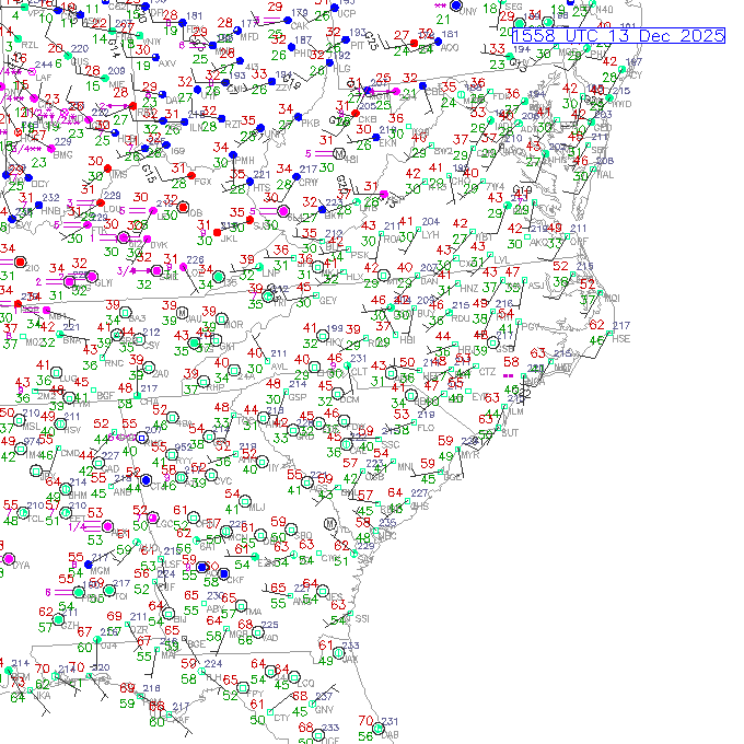 clt METAR plot