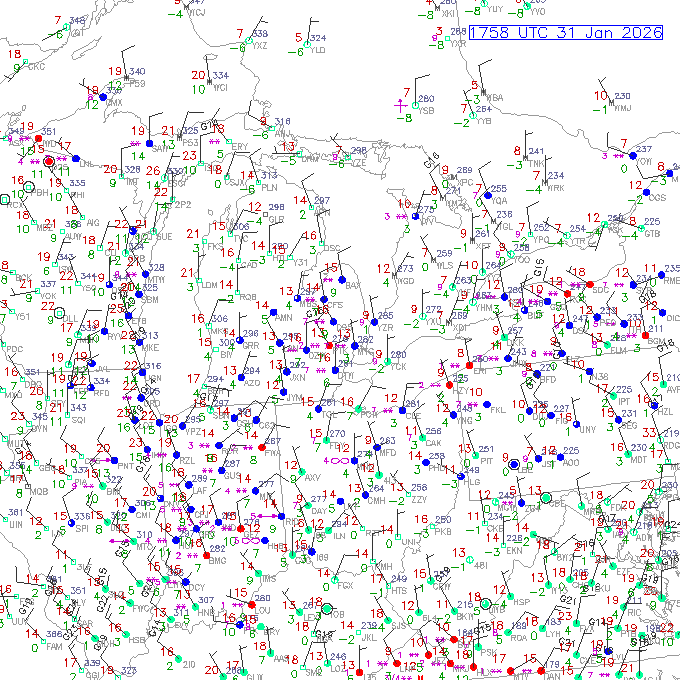 dtw METAR plot