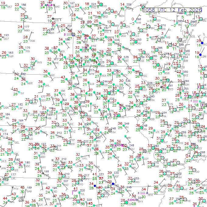 dsm METAR plot