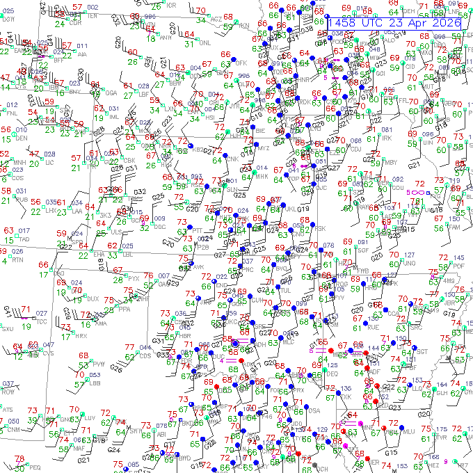 ict METAR plot