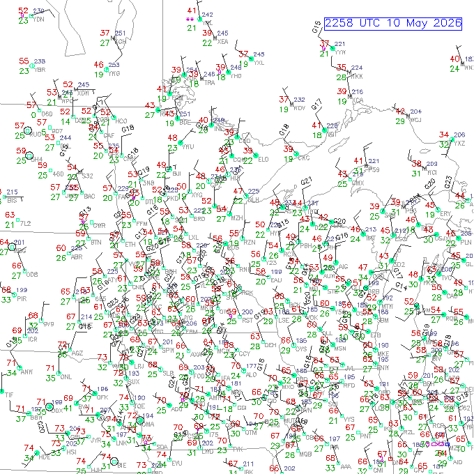 dlh METAR plot