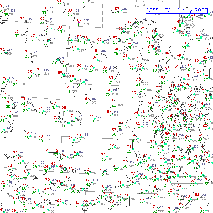 pir METAR plot