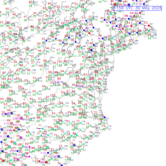 bwi METAR plot