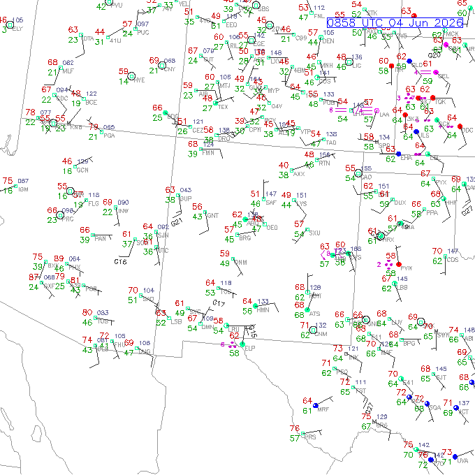 abq METAR plot