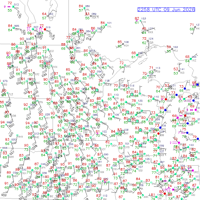 dlh METAR plot