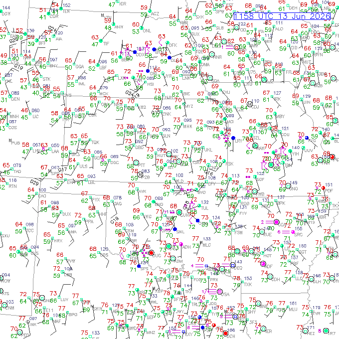 ict METAR plot