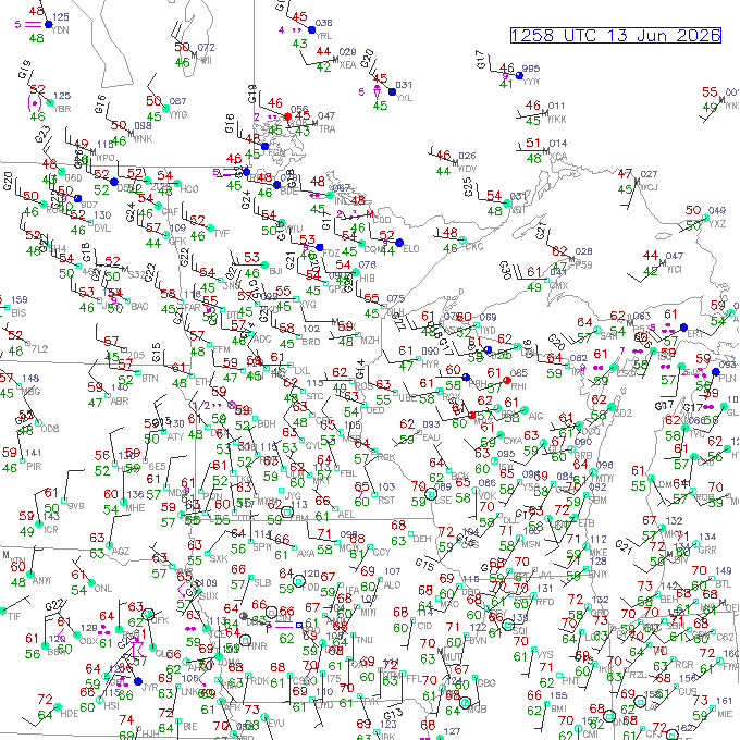 dlh METAR plot