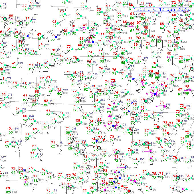 ict METAR plot