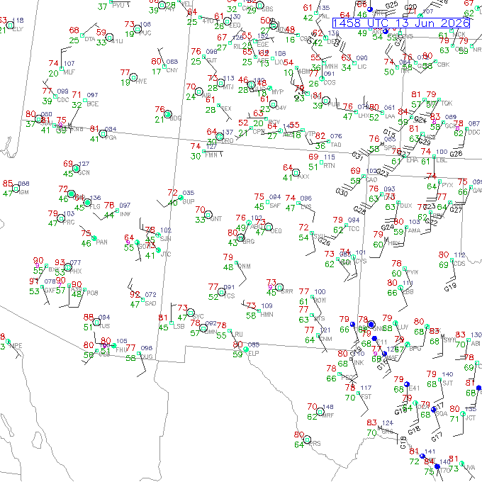 abq METAR plot