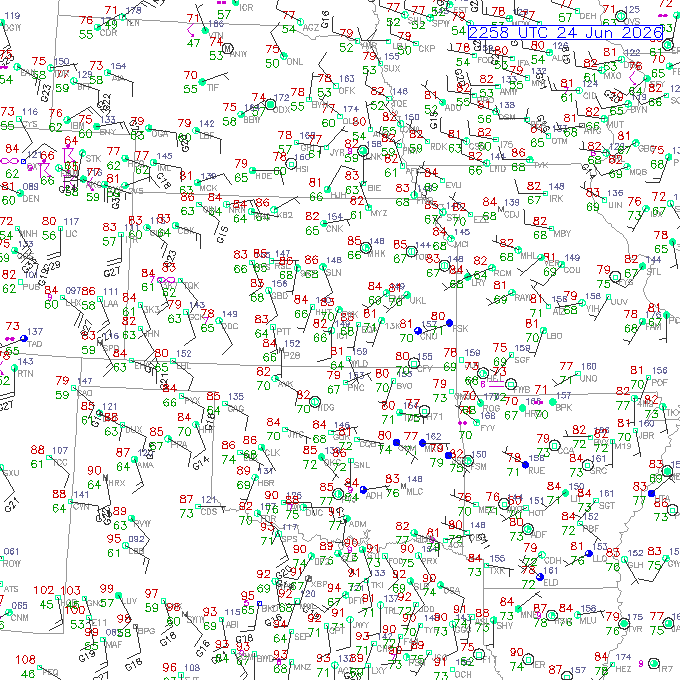 ict METAR plot