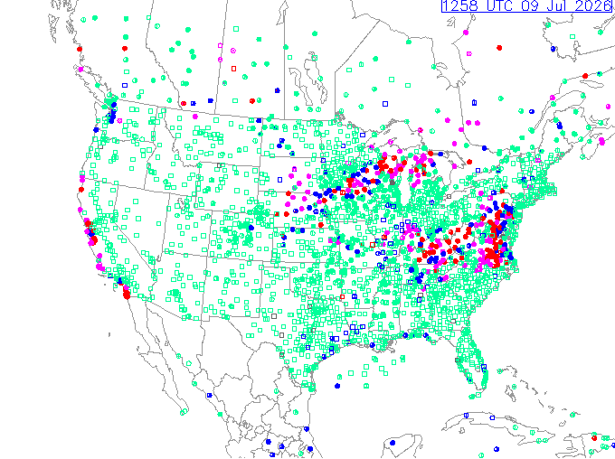 ina METAR plot