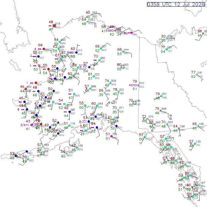 pak METAR plot