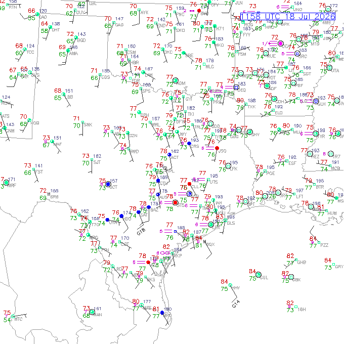 aus METAR plot