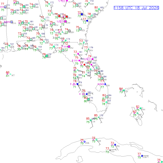 tpa METAR plot