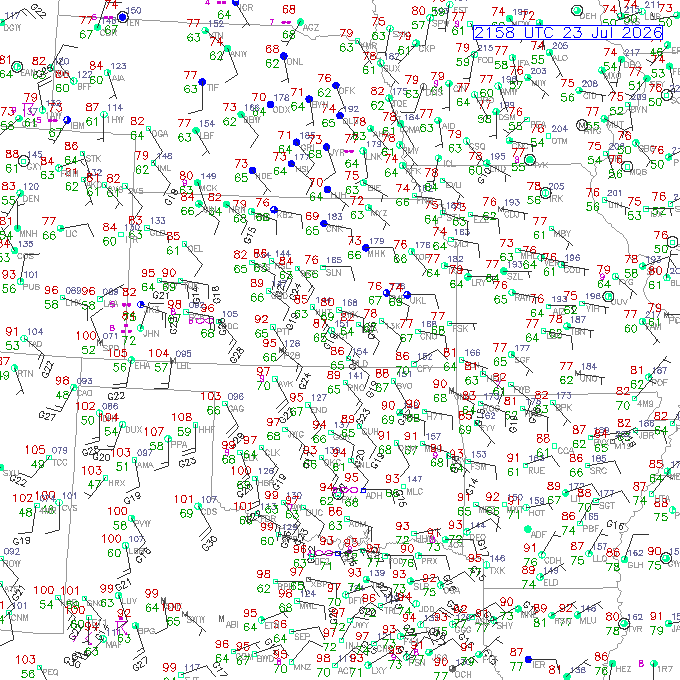 ict METAR plot