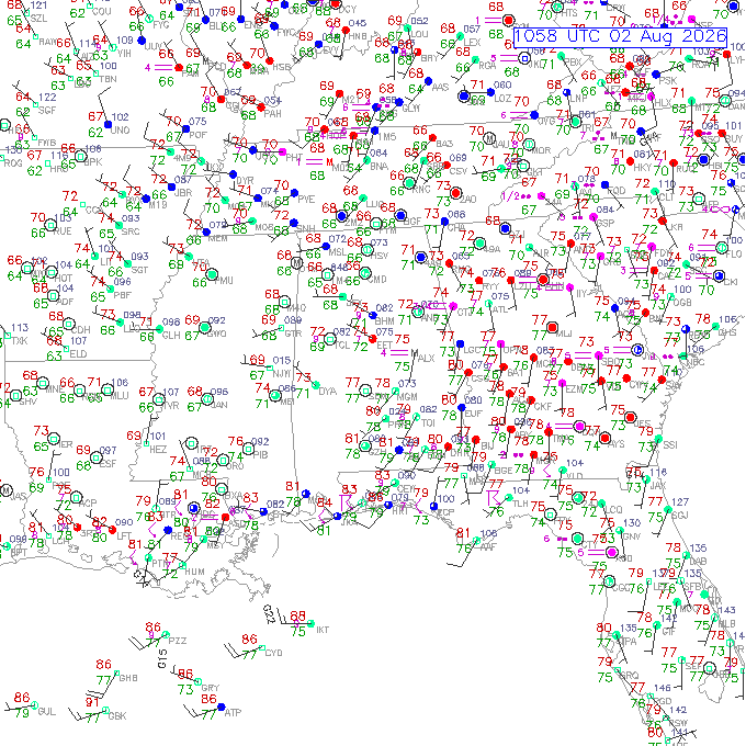 mgm METAR plot