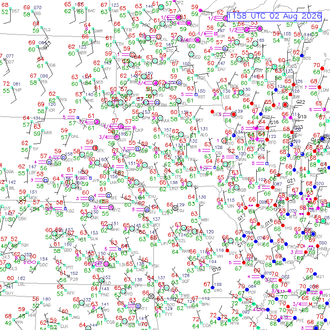 dsm METAR plot