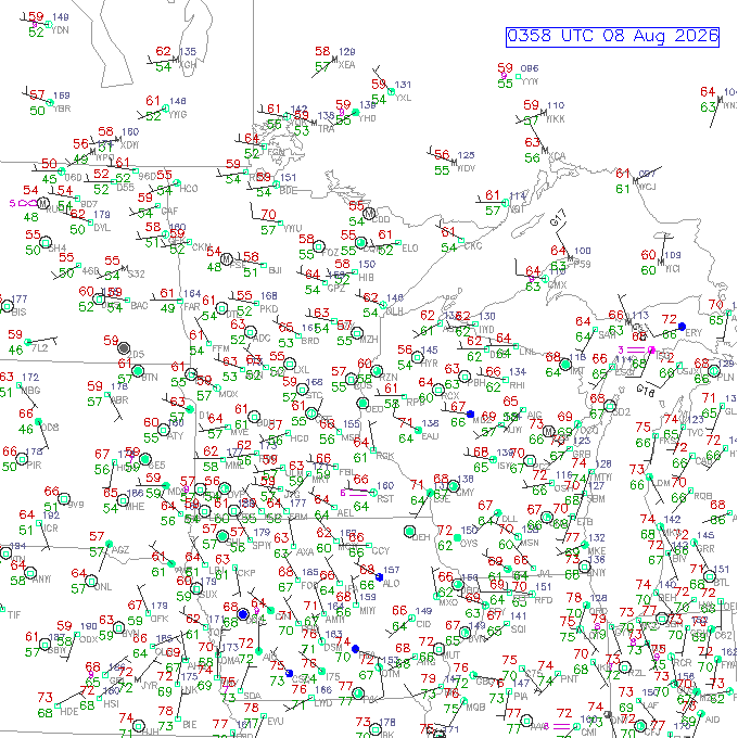 dlh METAR plot