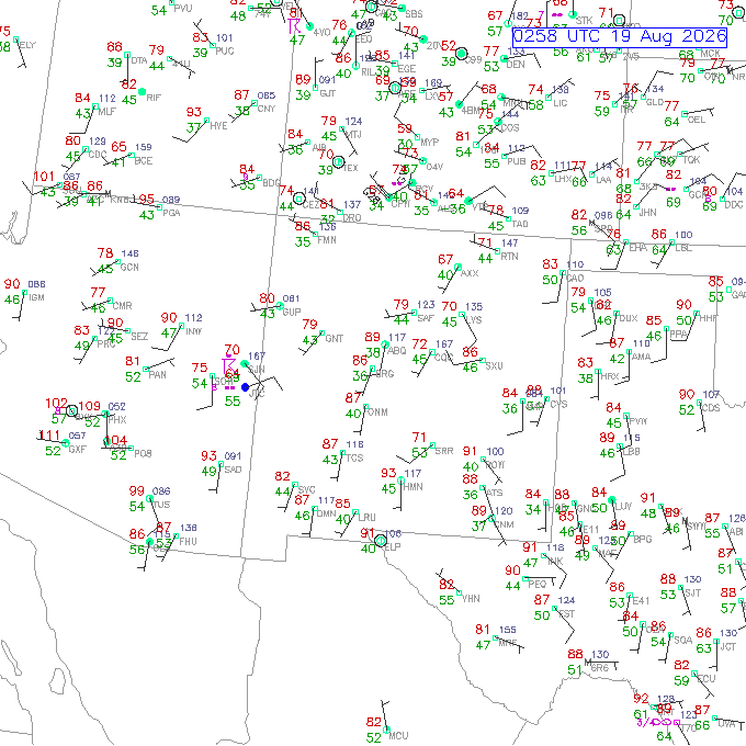 abq METAR plot