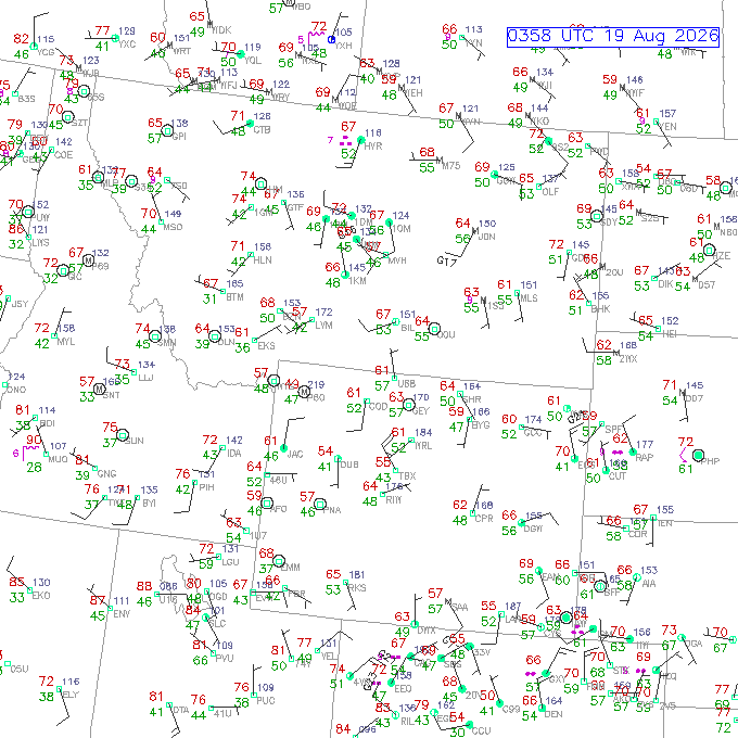 cod METAR plot